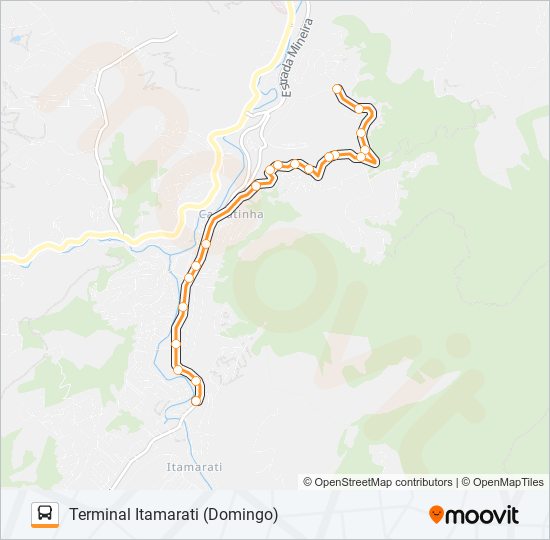 Mapa de 309 de autobús