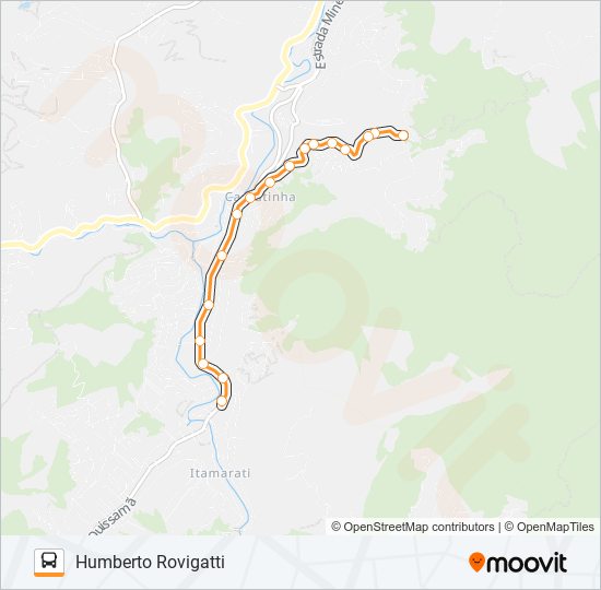 Mapa de 309 de autobús