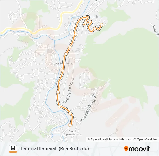 315 Bus Line Map