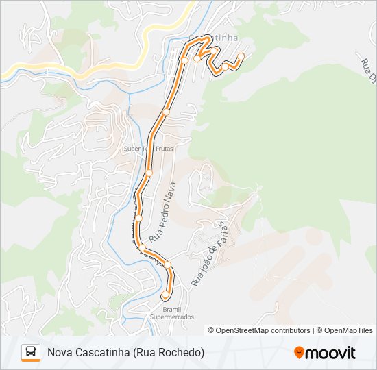 315 bus Line Map