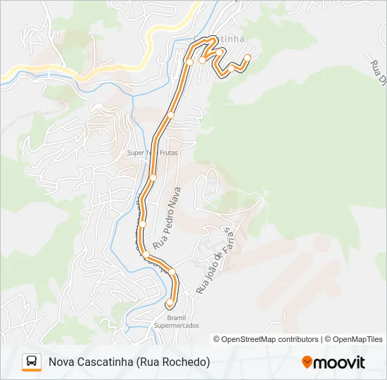 315 Bus Line Map