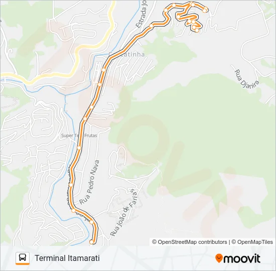 318 Bus Line Map