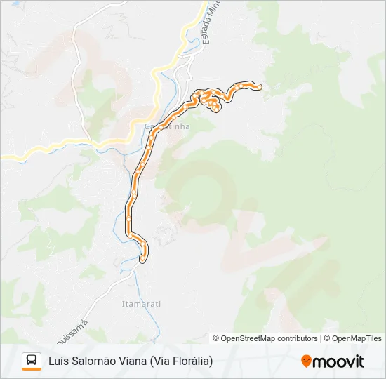 318 Bus Line Map