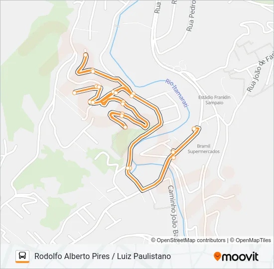 319 Bus Line Map