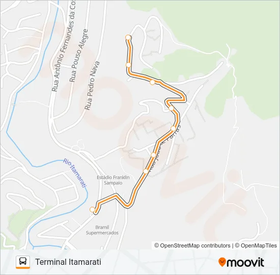 321 Bus Line Map