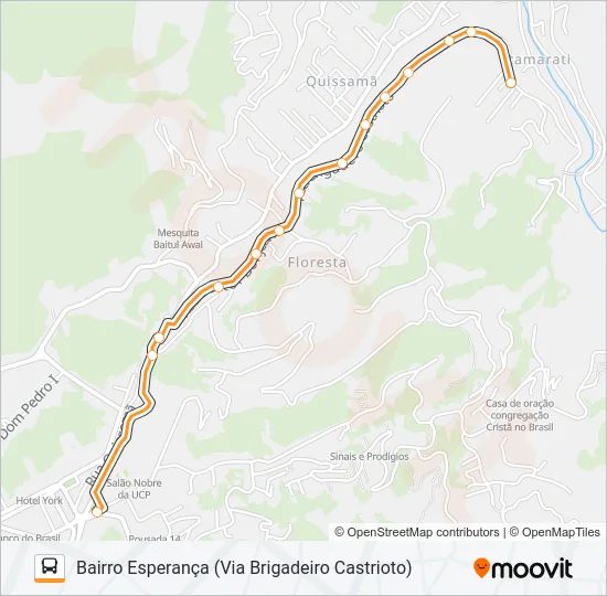 324 Bus Line Map