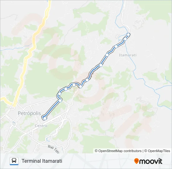 340 Bus Line Map