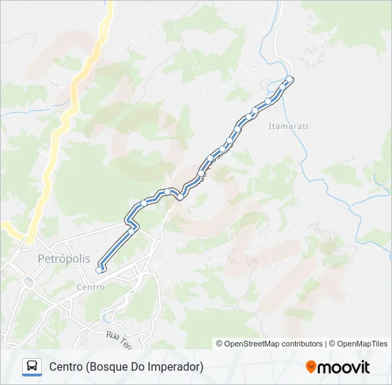 340 Bus Line Map