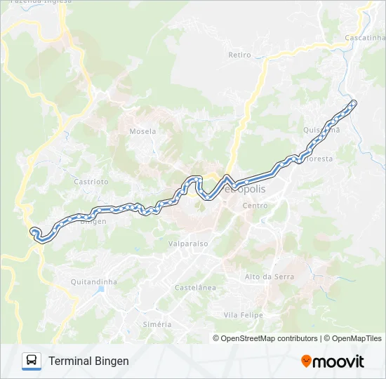 370 Bus Line Map