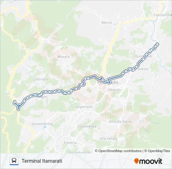 370 Bus Line Map