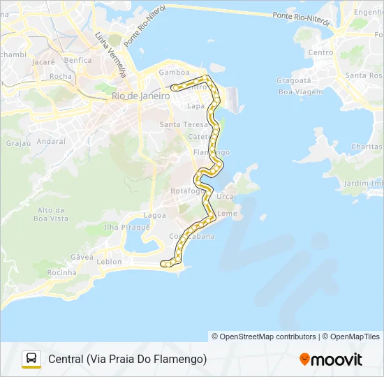 100 - TRO1 Bus Line Map