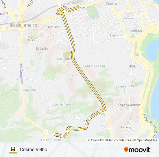 117 - TRO7 Bus Line Map