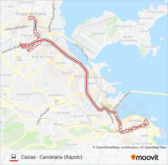 2102C (EXECUTIVO) Bus Line Map