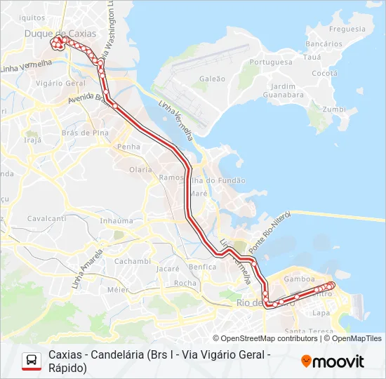 2102C (EXECUTIVO) Bus Line Map