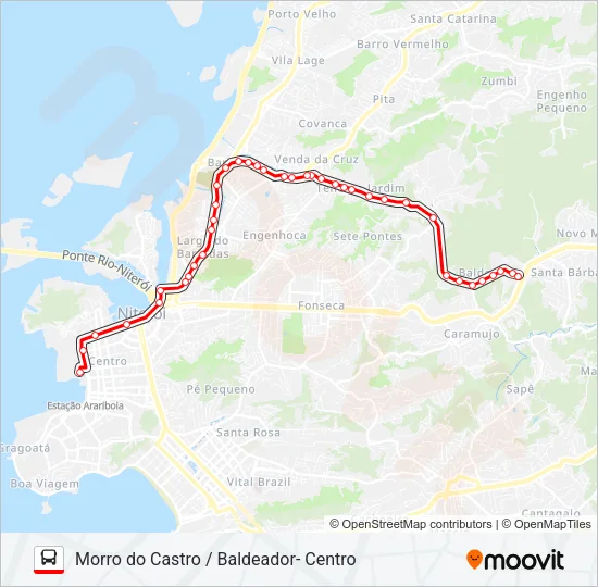 67 Bus Line Map