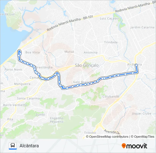 35 Bus Line Map