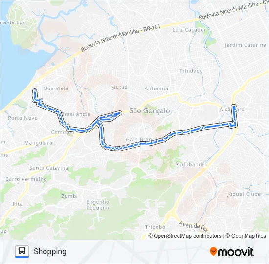 35 Bus Line Map
