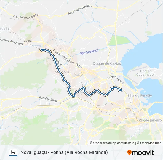 551 Bus Line Map