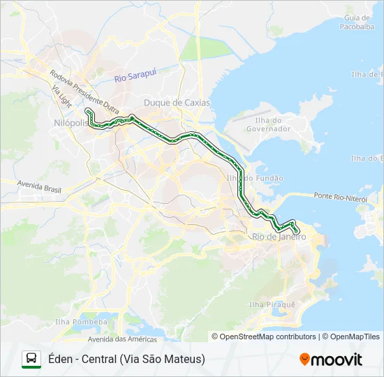 514B Bus Line Map