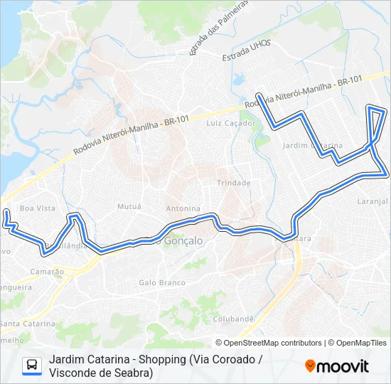 14C Bus Line Map