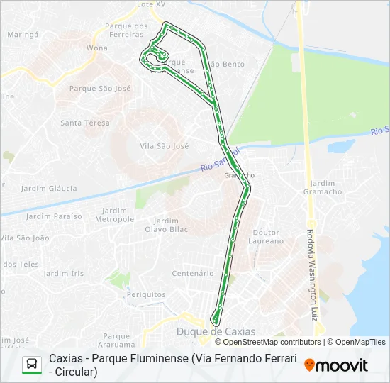 33 Bus Line Map