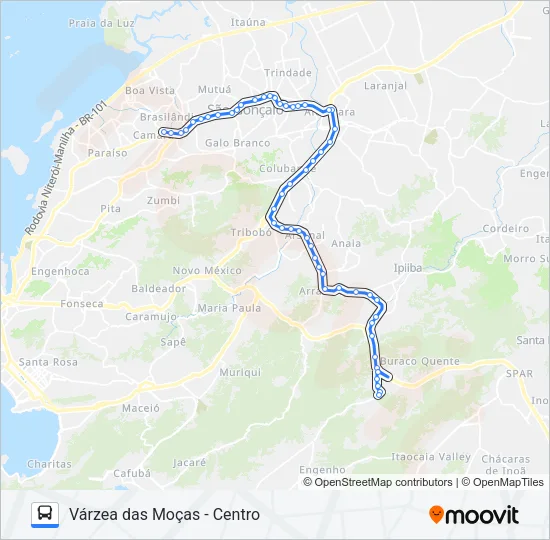 22 Bus Line Map