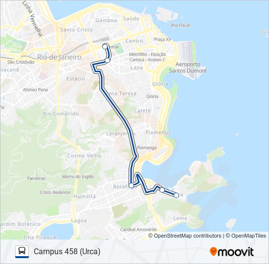 Mapa de INTERCAMPI 2 de autobús