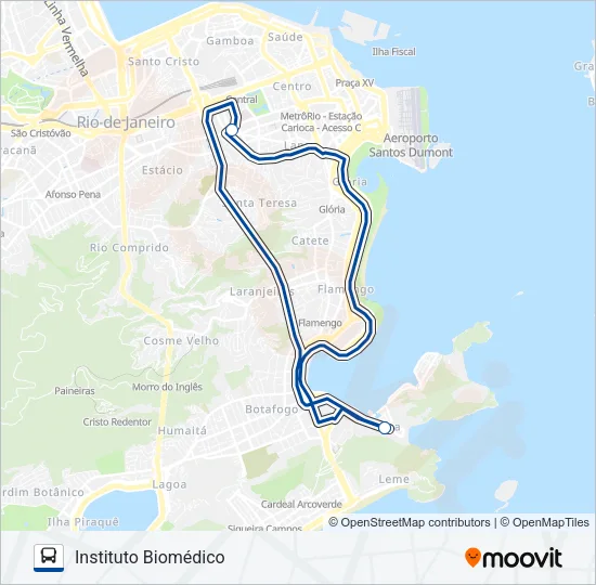 INTERCAMPI 2 Bus Line Map