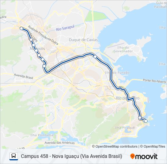 INTERCAMPI 3 Bus Line Map