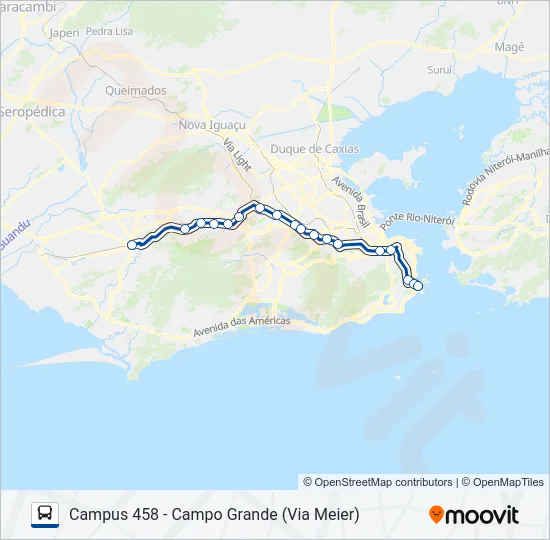 INTERCAMPI 4 Bus Line Map
