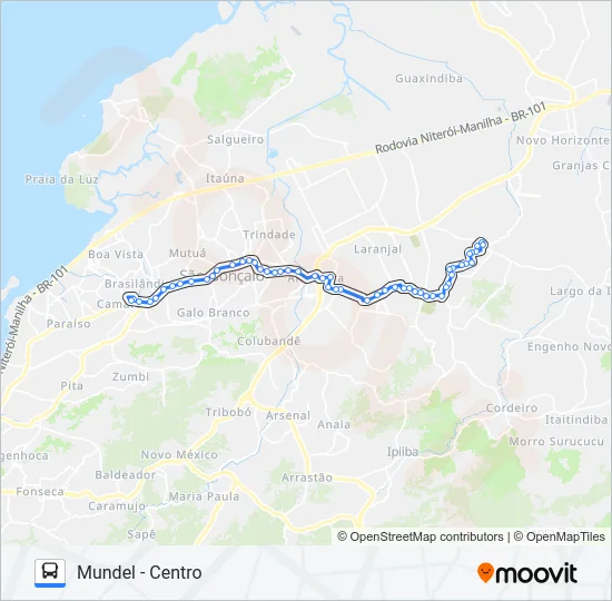 23 Bus Line Map