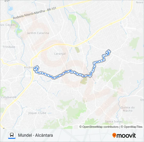 23A Bus Line Map