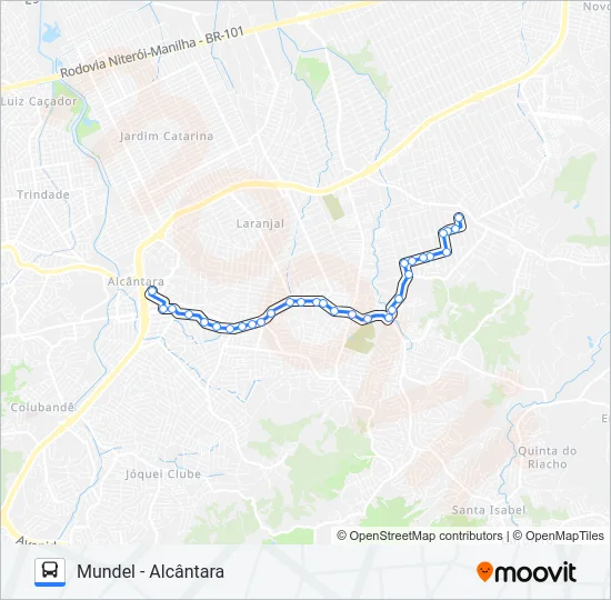 23A Bus Line Map