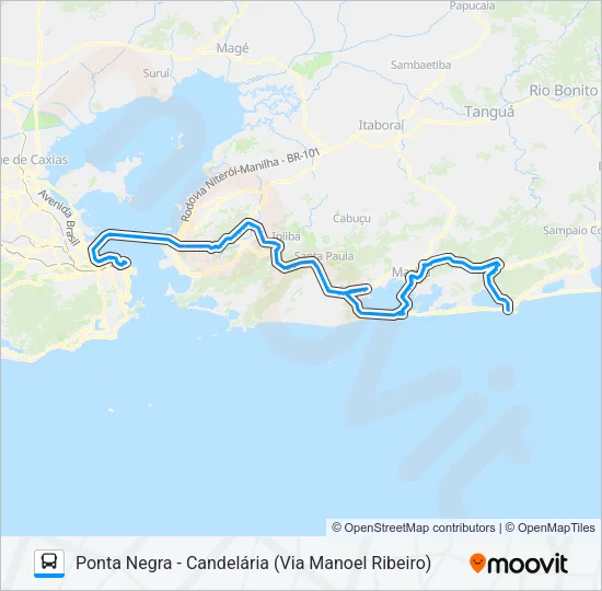 578D Bus Line Map