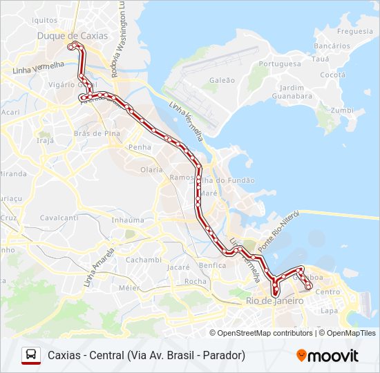 111C Bus Line Map