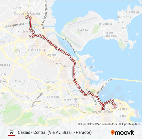 111C Bus Line Map
