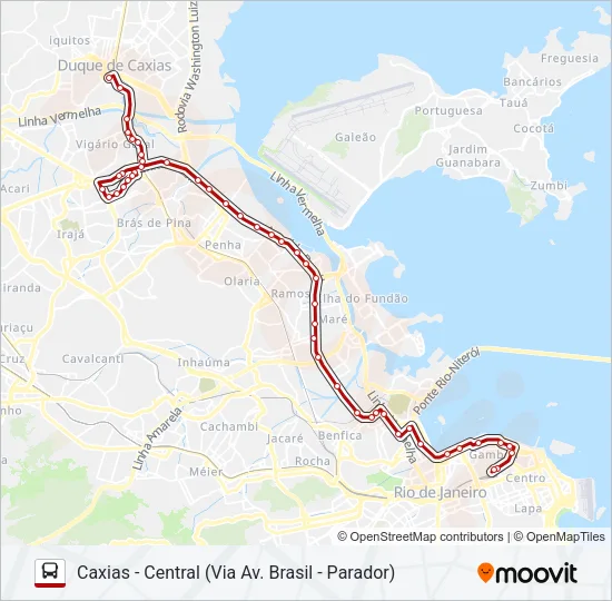 111C Bus Line Map