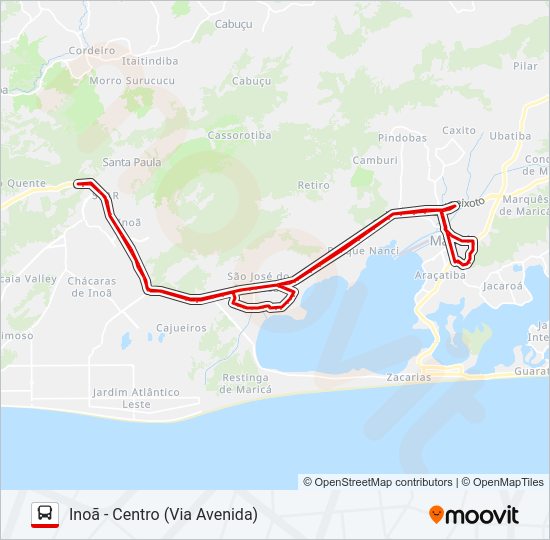 E24A Bus Line Map