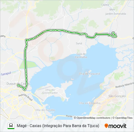 415M Bus Line Map