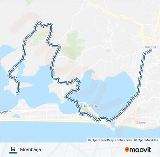 21 Bus Line Map