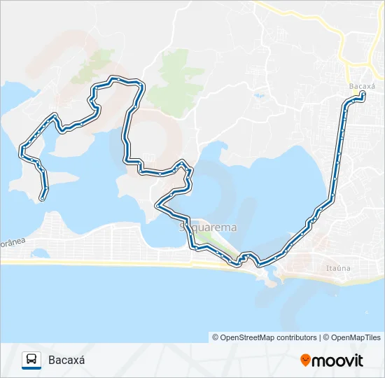 21 Bus Line Map