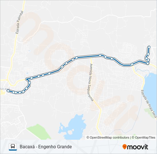 Mapa de 25 de autobús