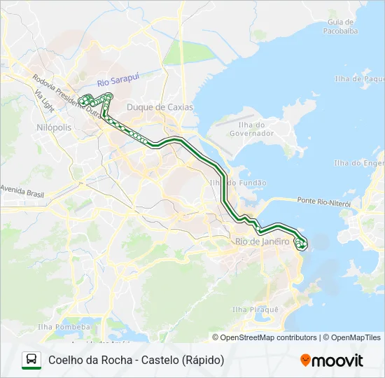 1512B (EXECUTIVO) Bus Line Map