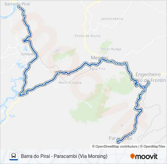 MP10 Bus Line Map