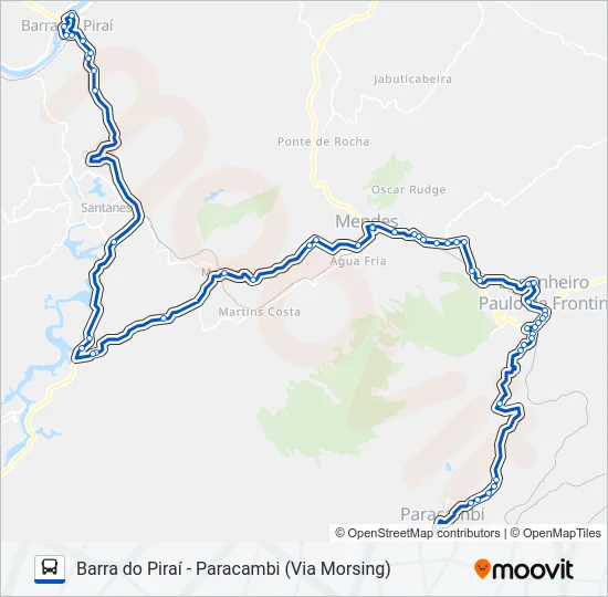 MP10 Bus Line Map
