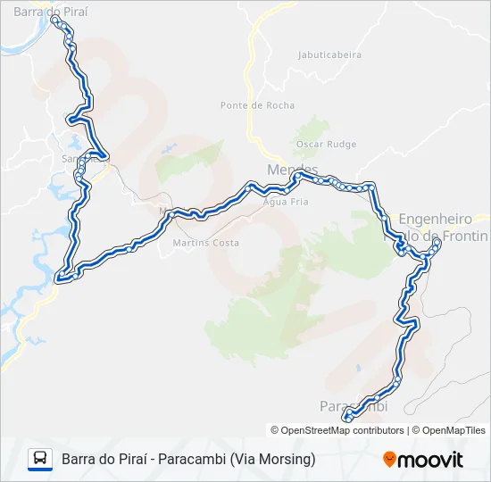 MP10 Bus Line Map