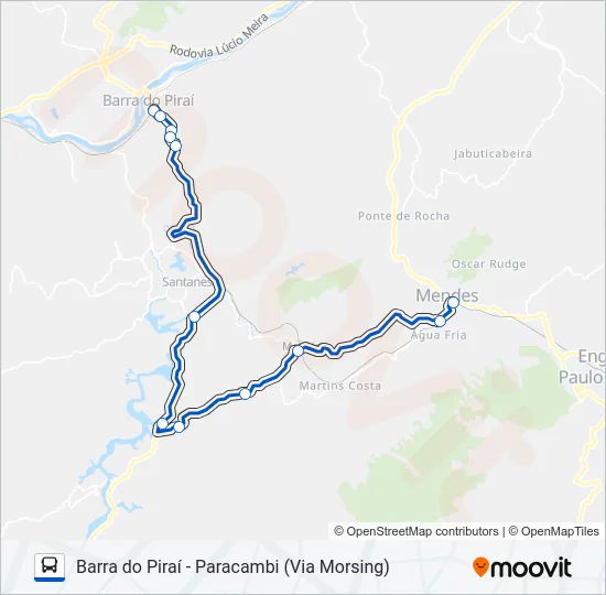 MP10 Bus Line Map