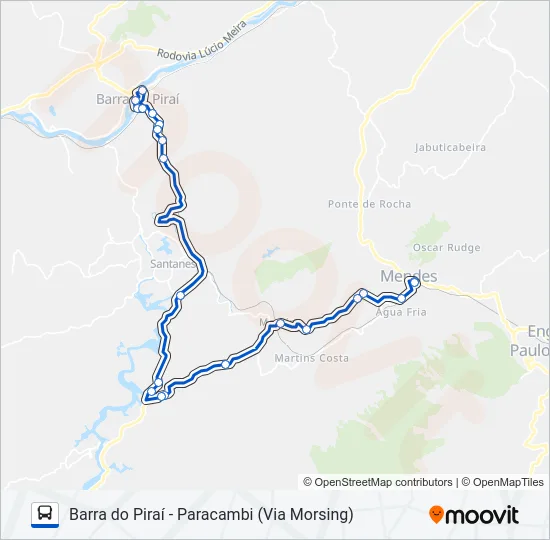 MP10 Bus Line Map