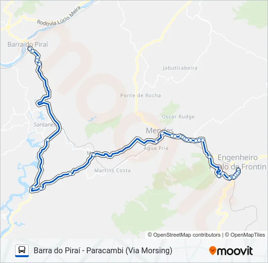 MP10 Bus Line Map
