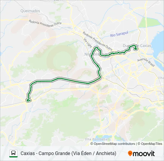 451T Bus Line Map